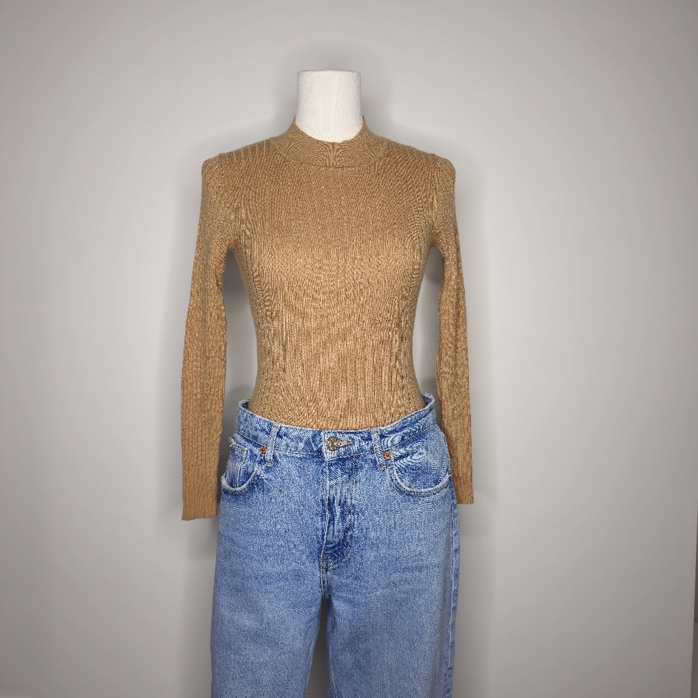 Full Sleeves Turtleneck Sweater Top